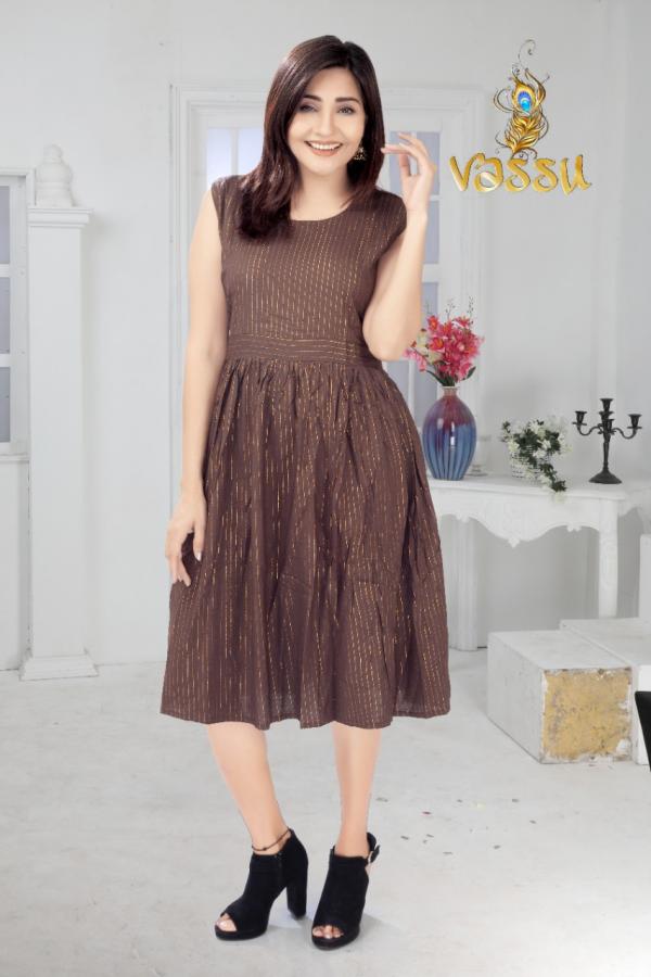 Vaasu Frock Rayon Fancy Western Wear Collection 